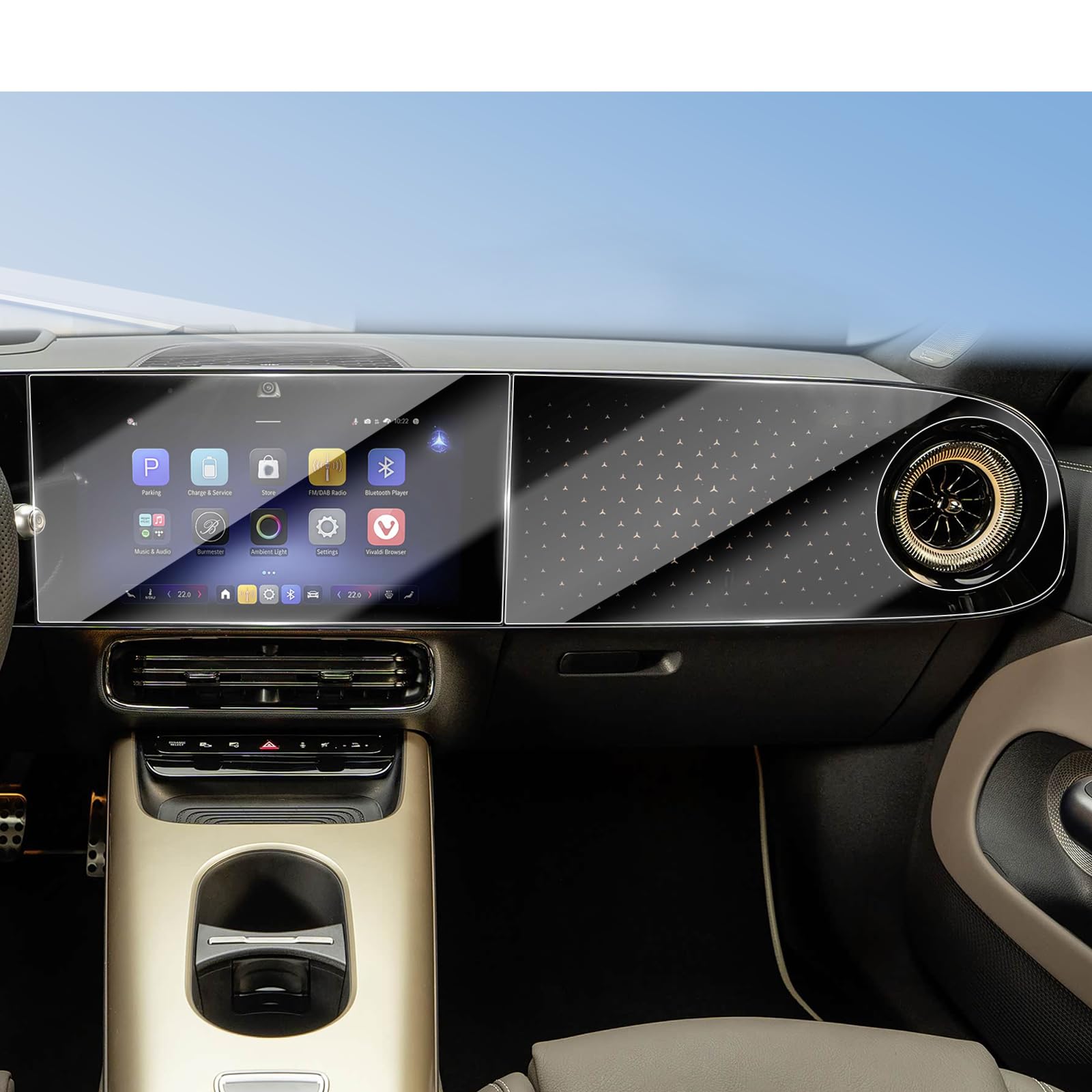 Photo 1 of APKPKPKU 14-Inch Screen Protector for Mercedes-Benz CLA 250/350