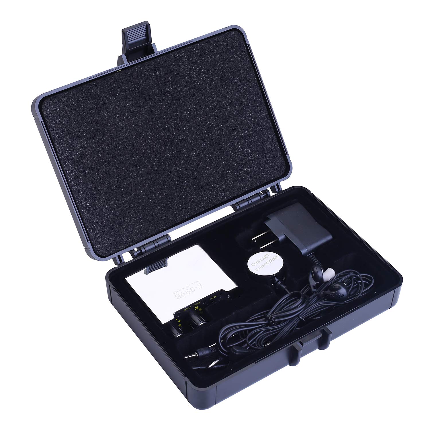 Abnormal Sound Detector - Anti Wiretapping Detector Highly Sensitive Audio Wall Probe with Amplification up to 20000x Monitor 100 Hours，Abnormal Noise Can Also be Detected Across The Wall-image-44