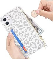 Vista 181 de Cavor for iPhone 11 Wallet Case with Card Slots Holder,Premium PU Leather Kickstand Feature Case [Wrist Strap] Double Magnetic Clasp Shockproof Flip