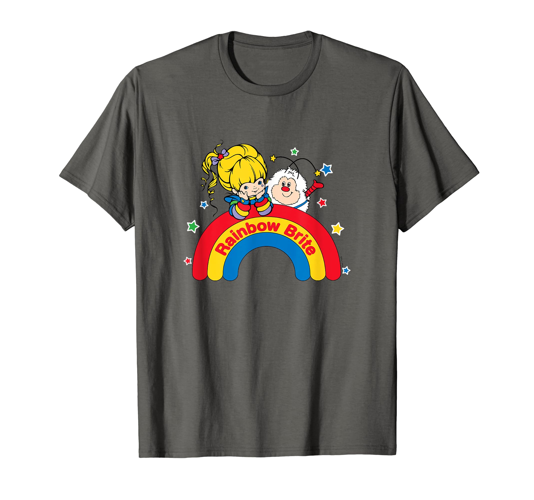 Rainbow Brite& Sprite Vintage Rainbow And Stars Portrait T-ShirtOEKO-TEX STANDARD 100