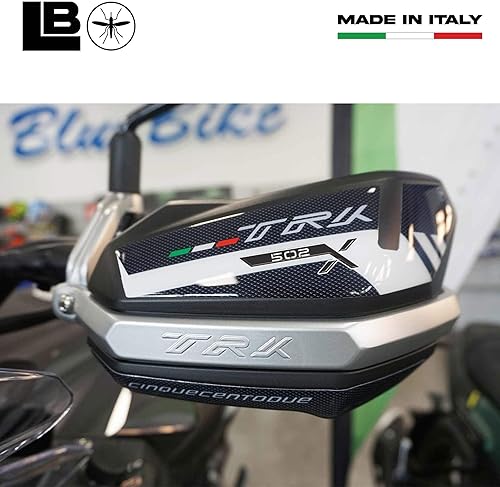 Miniatura 10 de labelbike - 3D Resin Stickers Motorcycle Handguard Protections Compatible with Benelli TRK 502 X - Black