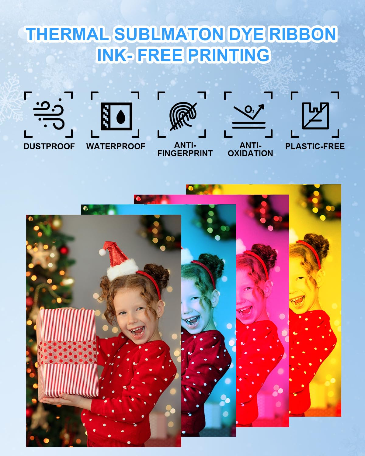 NineLeaf 1PK Compatibile per Canon Selphy CP1300 CP1500 CP1200 CP1000 CP910 CP820 KP-108IN 3115B001(AA) cartoline per carta fotografica Canon Selphy, 3 cartucce+108 carta fotografica (10 x 15 cm)