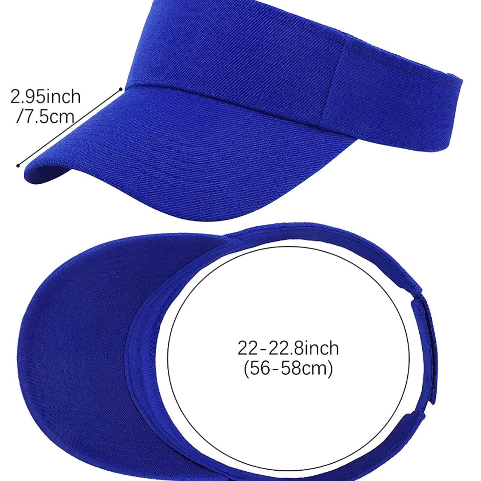 Sombreros de sol para hombre y hombre, gorra deportiva de primavera y verano, gorra de sol ajustable de algodón, visera de protección, parte superior vacía para tenis, correr, protección