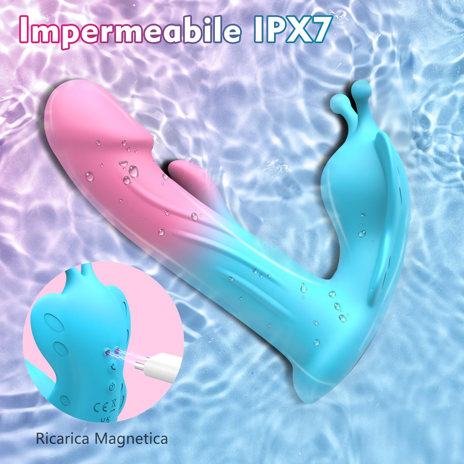 Vibratoreper Donna Professionale Vibratore Clitoride - APP Dildo Vibratoreper Donna Clotoride Sex Toys con 10 Modalità di Pulsazione & Vibrazione, Vibratoriper Donne Comando a Distanza Vibratore Donne