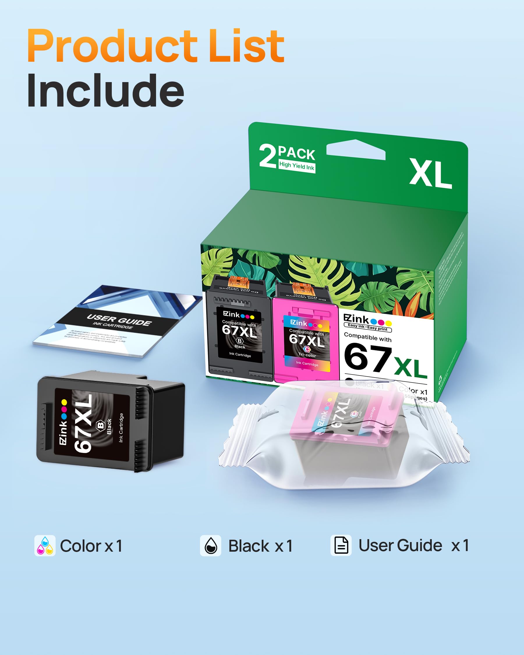 Amazon.com: E-Z Ink: REPLACEMENT FOR HP