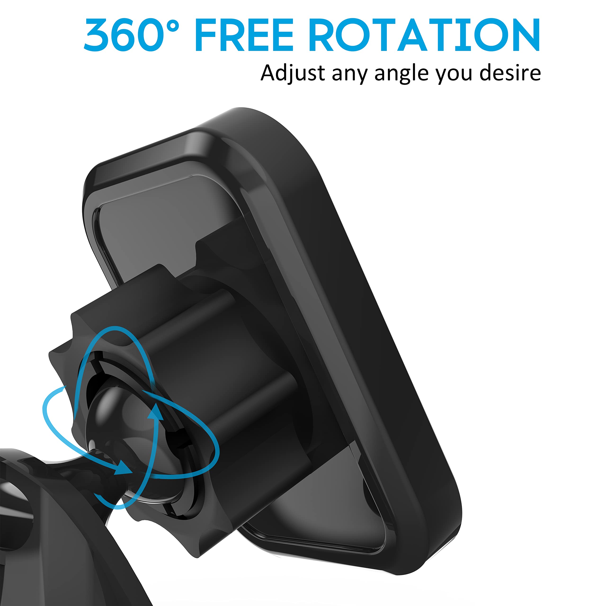 Supporto Magnetico Universale Per Auto A 360° - Cruscotto, Cellulare, Nuovo