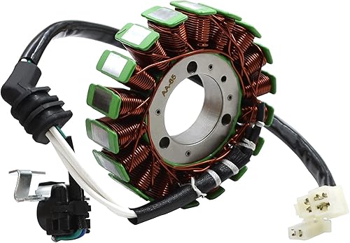 Miniatura 3 de AHL Bobina de estator Magneto 1WD-H1410-00 1WD-H1410-01 para Yamaha YZF R25 2015-2017YZF R3 2015-2018YZF R3A (ABS) 2015-2018MTN320 MT-03 2016