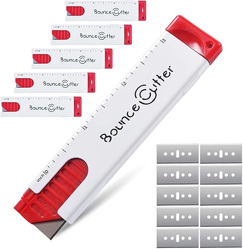 Miniatura 1 de UCEC Juego de cortadores retráctiles para cuchillos, 6 piezas de cortador de cartón con 10 cuchillas, compacto, uso extendido para oficina