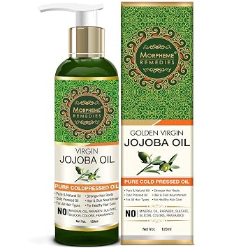 Morpheme Remedies Cold Pressed Virgin Jojoba Oil, 120ml