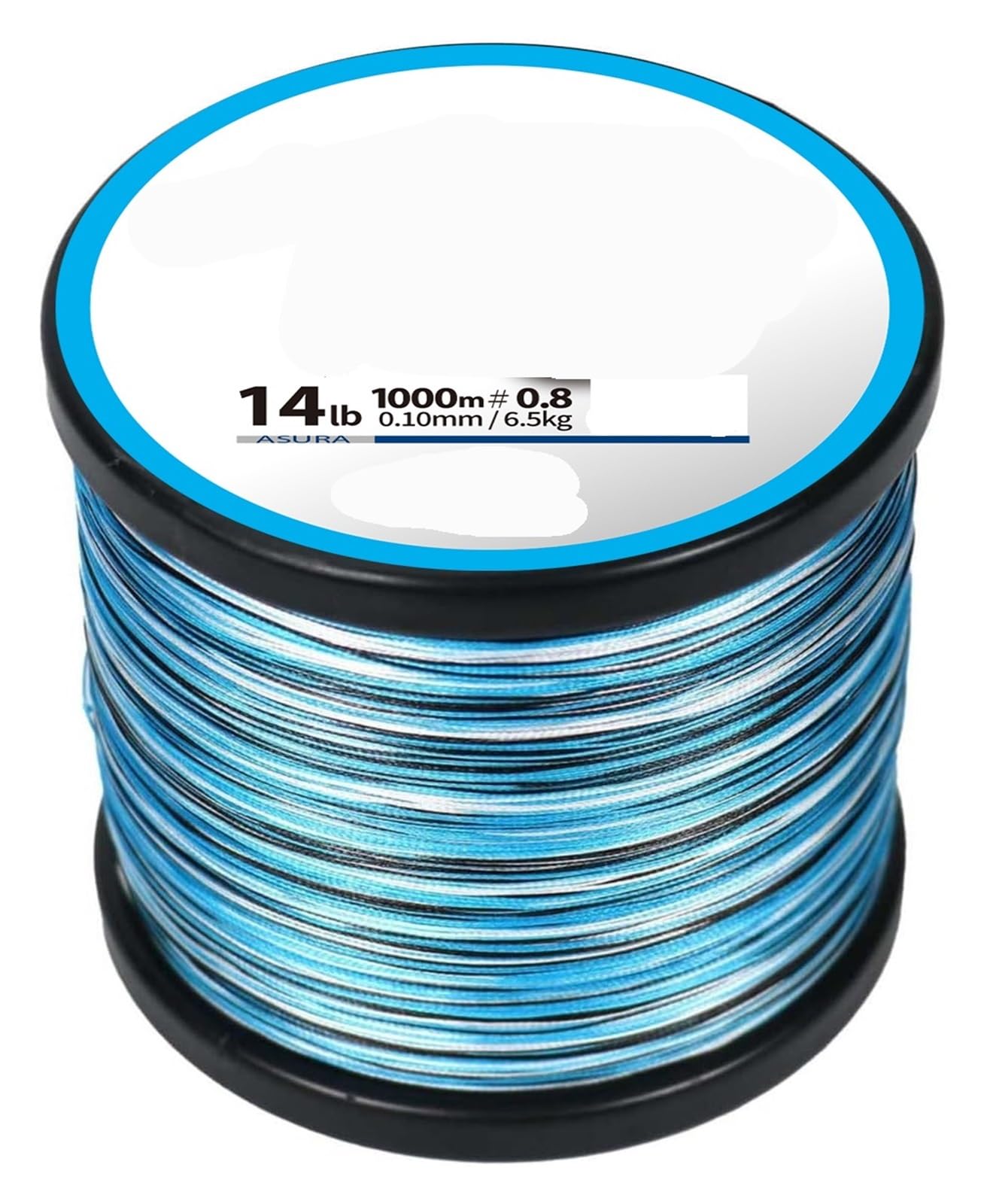 8-Strand Multifilament Braided Fishing Line 300M-1000M Spools(Blue Camo,300M-4.0-50LB)