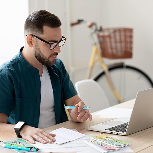 Miniatura 7 de Funrous 32 piezas de bolígrafos con citas motivacionales, cuadernos inspiradores, mini diario con bolígrafo de bola, pequeños cuadernos de regalo