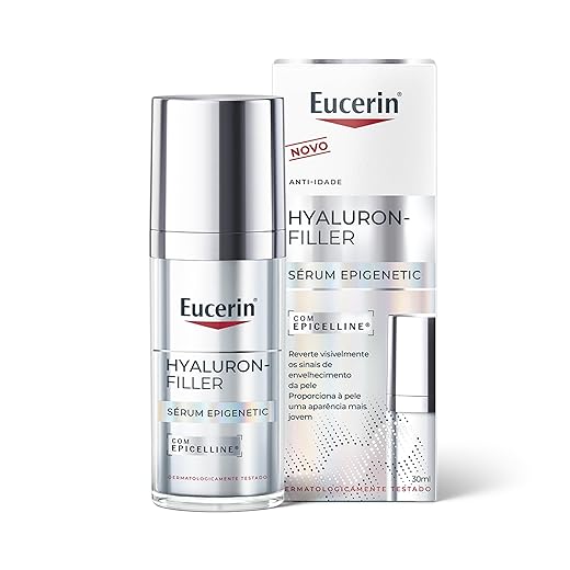 EUCERIN Sérum Facial Anti-idade Epigenetic 30ml, Antirrugas, Epicelline, Ácido Hialurônico, Antissinais, Pele Madura