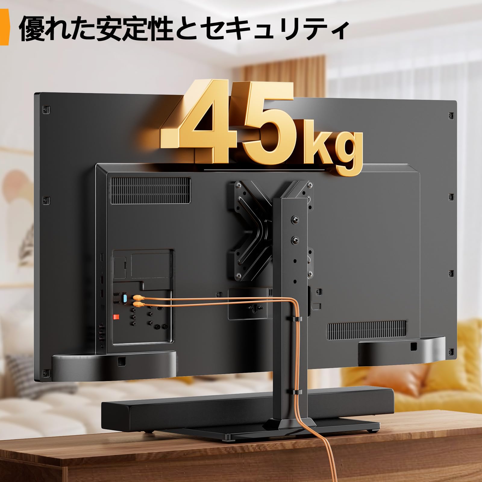Amazon.co.jp: PERLEGEAR テレビスタンド 壁寄せ ロータイプ tv