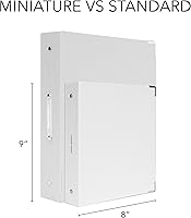 Vista 3 de russell+hazel Carpeta Mini Patentada de 3 Anillos, Dew, 7" por 9