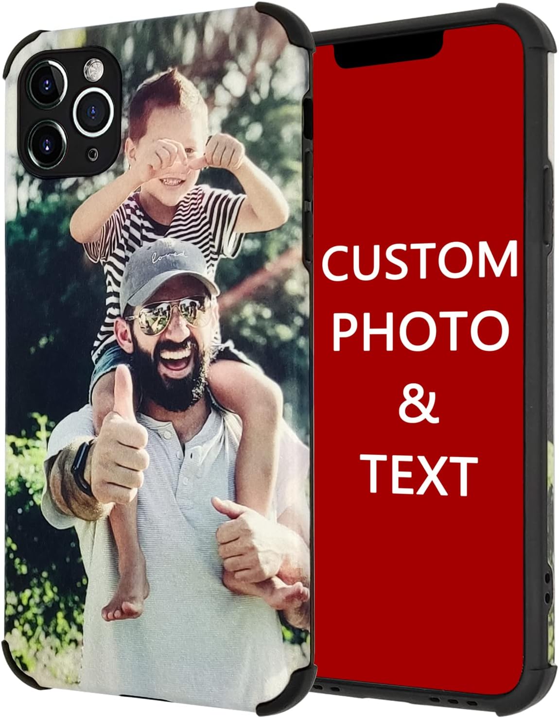 JGOYGYI Funda Personalizada Compatible con iPhone 14 13 12 Pro MAX 11