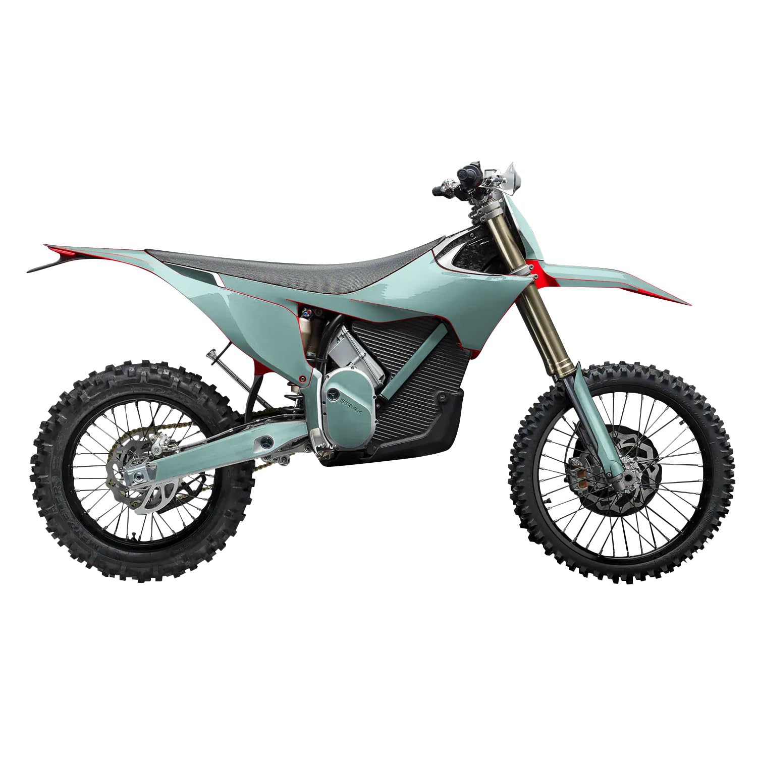 Stark Varg MX 2023-2025 Graphics Kit Wrap - Solid Seafoam - Varg MX Skin - Premium 3M Vinyl Protective Wrap Decal Cover - Easy to Apply | Crafted in The USA by MightySkins