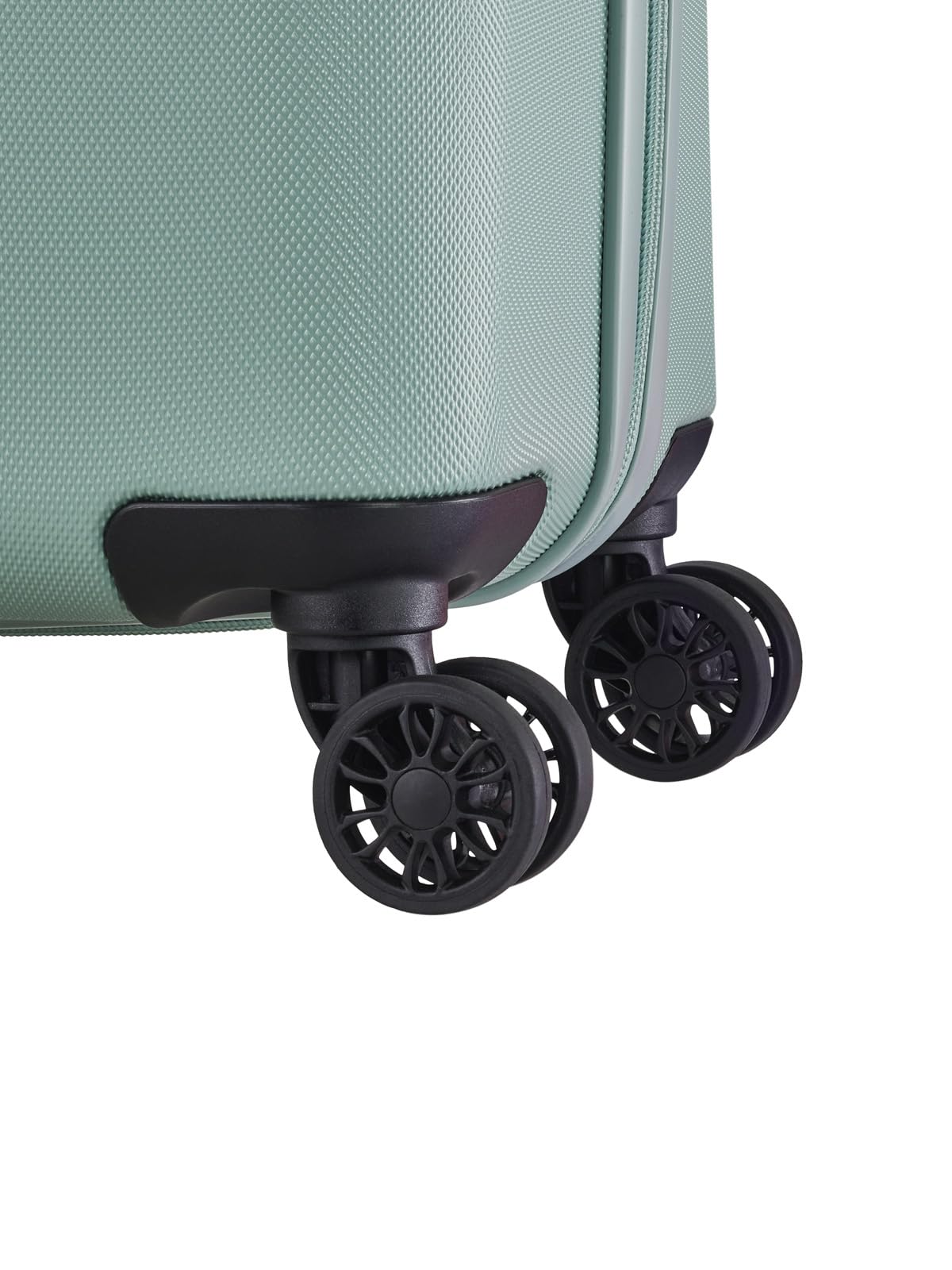 Travelite Zestaw walizek na 4 koła, 3-częściowy, rozmiary L/M/S, seria bagażowa Bali: ABS twarda obudowa na kółkach, miętowy, Trolley Größe M (67 cm), Twarda obudowa na kółkach z 4 kółkami