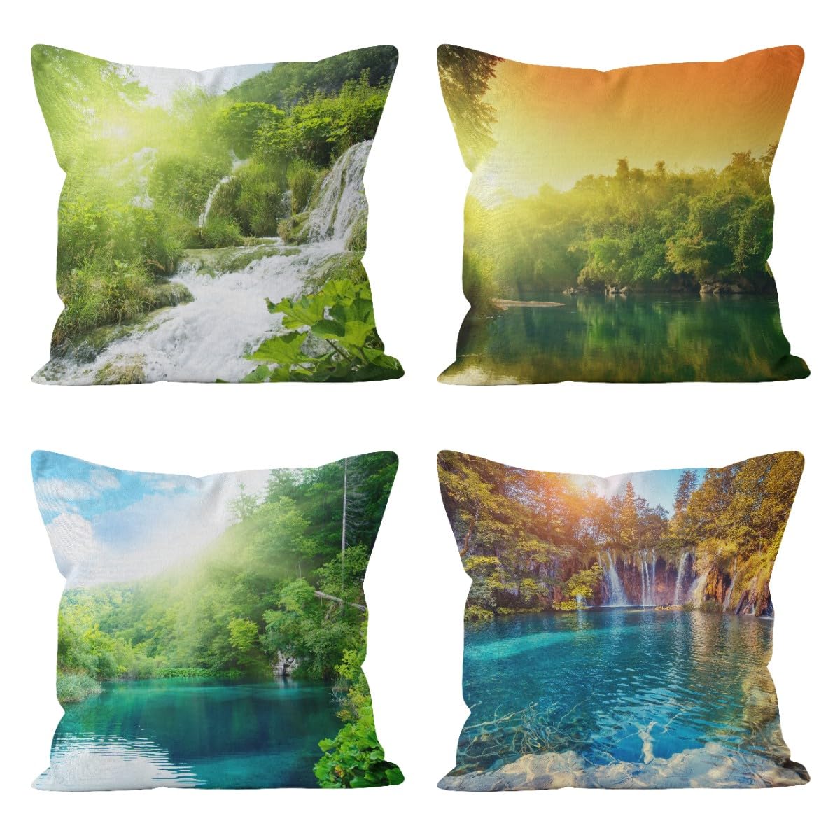 Housse de coussin industrielle en lin de lin, taie vintage haut de gamme