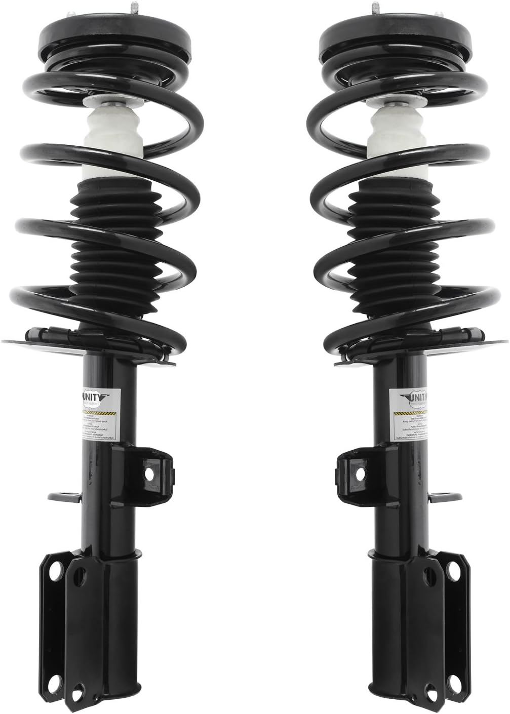Unity Automotive 2-11375-11376-001 Front 2 Wheel Complete Strut Assembly Kit 2000-2006 BMW X5