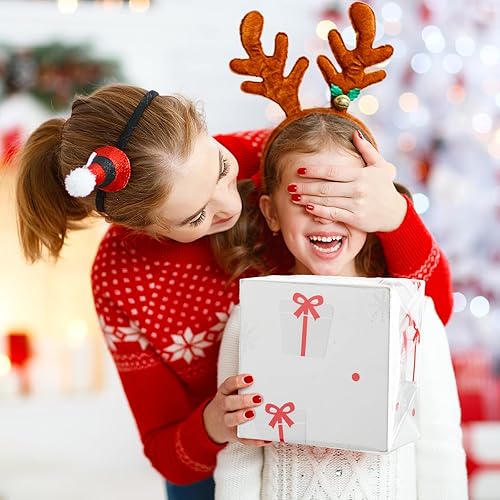 Miniatura 4 de Rollo de papel de celofán navideño de 98 pies de largo, 15.8 pulgadas de ancho, 2.5 mil de grosor, papel de regalo transparente, cesta de regalo de