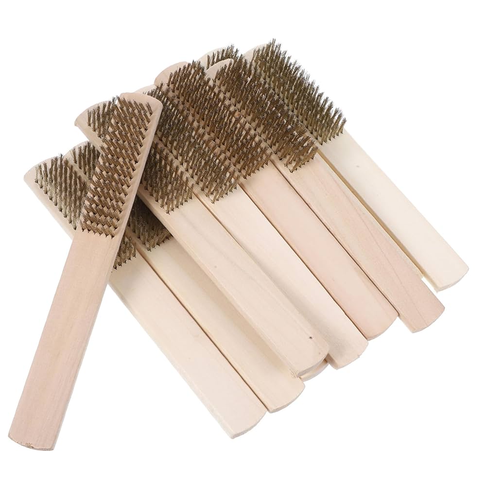 Amazon | Beavorty 12個 真鍮ワイヤーブラシ 毛ブラシ 錆除去
