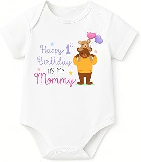 Lillypupp Cotton Body Suit For New Born Baby Boy Girl Made To Express Love For Mothers/Mommy. Half Sleeves Romper Bodysuit... Price In India