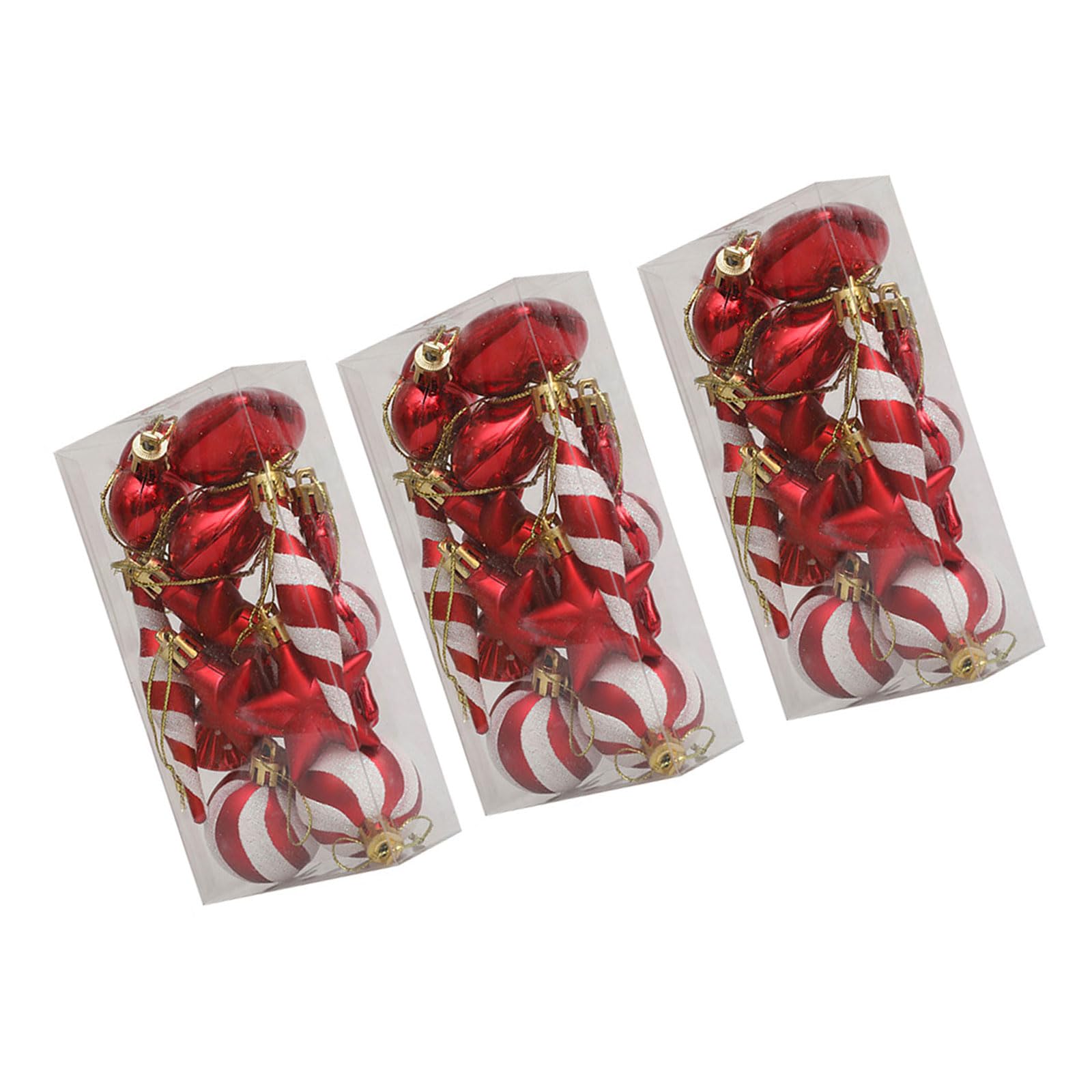 Kalttoy Red Festival Season Christmas Tree Baubles Practical Holiday Hanging Baubles Plastomer Christmas Decorations For Home Festival Embellishments