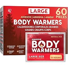IRIS USA Hand Warmers, Regular/Large/Jumbo, 30/60 Individual Warmers, Regular/Adhesive Body Warmers Up to 10/12/18 Hours Disposable Handwarmer Bulk for Hot Hands Feet Chest Back, TSA-Approved, Camping