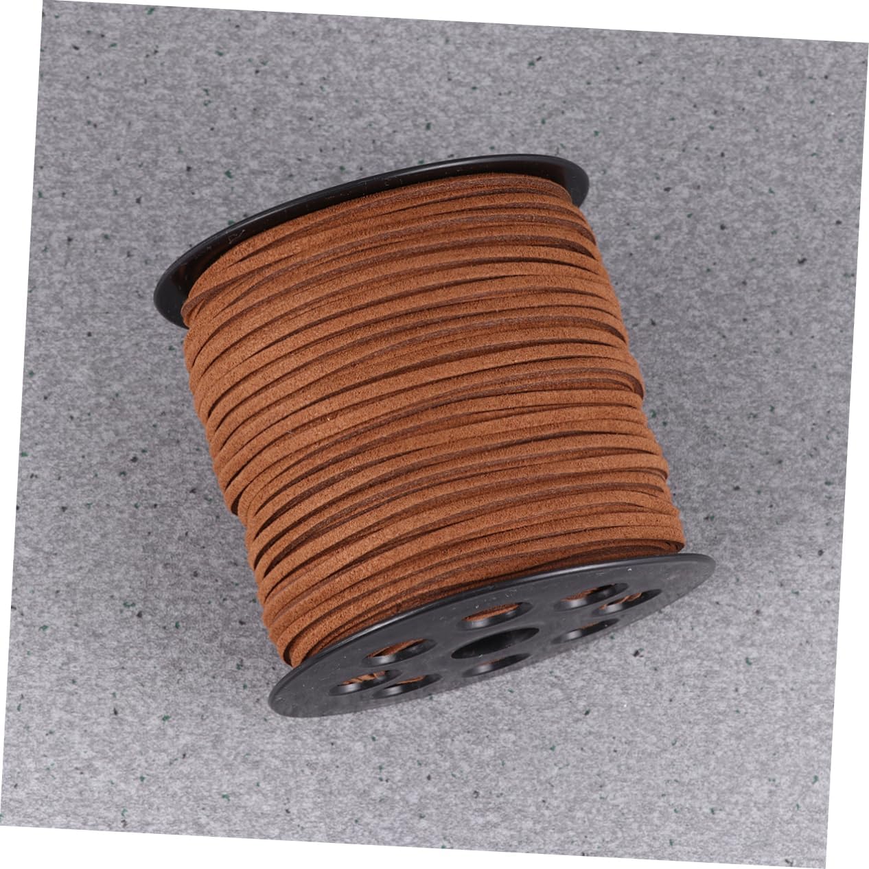 Lurrose 2rolls Double-Sided Microfiber Leather Cord for Jewelry Making Light Coffee for Bracelets Necklaces Anklets and Crafting Material