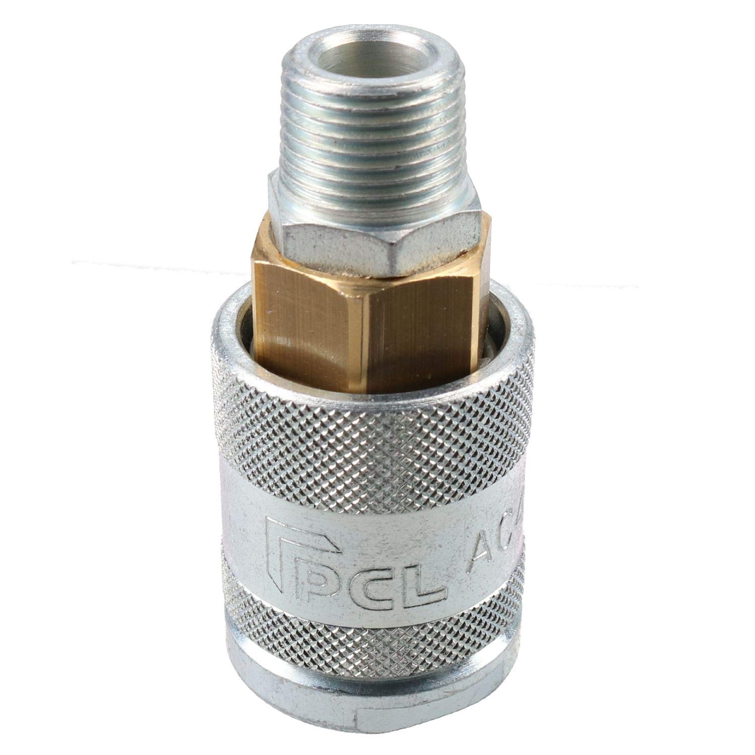 PCL Acoplador hembra 3/8" BSP rosca macho y adaptador macho Racores aire