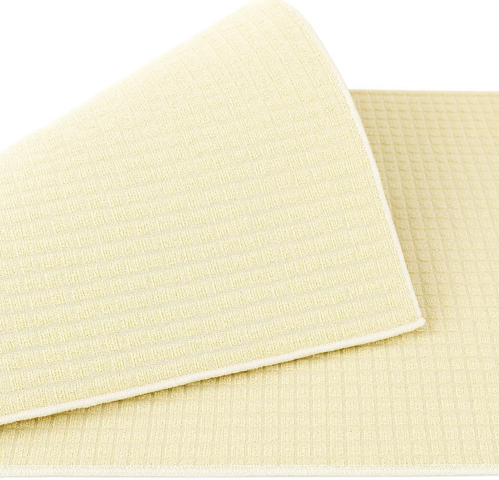 Microfibre sweater-drying mat – Roll the sweater in the micro-fibre waffle and it is already almost dry