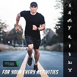 BRISIRA Cooling Workout T Shirts Men Lightweight Short Sleeve Quick Dry Fit Performance Gym Tees Moisture Wicking Athletic