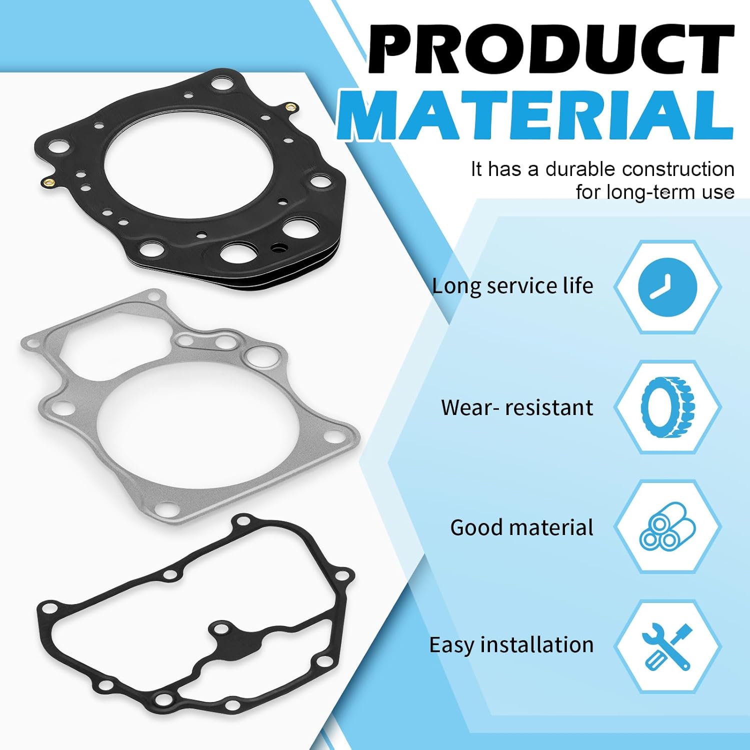 Cylinder Intake Exhaust Valve Kit & Gasket For Honda Rancher 420 TRX420FA FE FM TE TM FPA FPE FPM 2009-2024