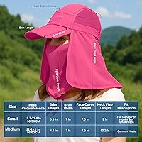 Vista 56 de Surblue Neck Face Flap Outdoor Cap UV Protection Sun Hats Fishing Hat Quick-Drying UPF50+
