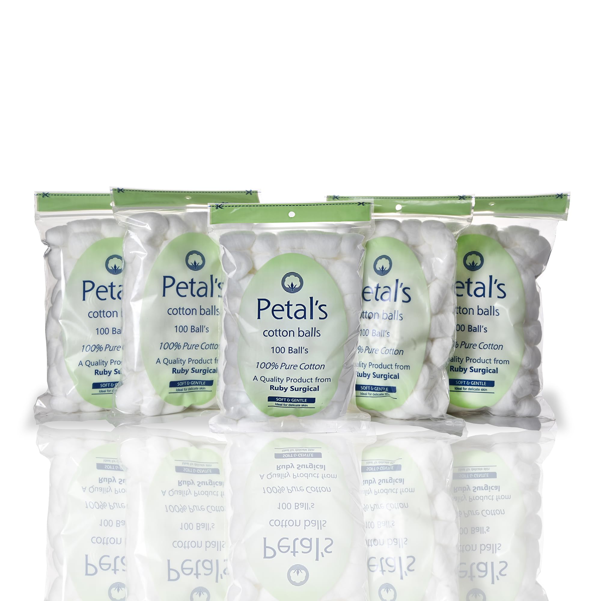 Cotton Balls Petal's 500 Ball's-Pack of 5| Soft & Gentle|100% Pure Cotton| Ideal For Delicate Skin.-image-9