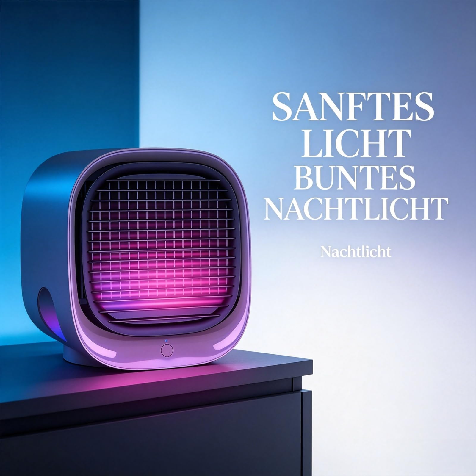 Aira Breeze Luftkühler Original – Neue & Verbesserte, Wasserkühlung, USB-Betrieb, Familie, Reise (weiß)
