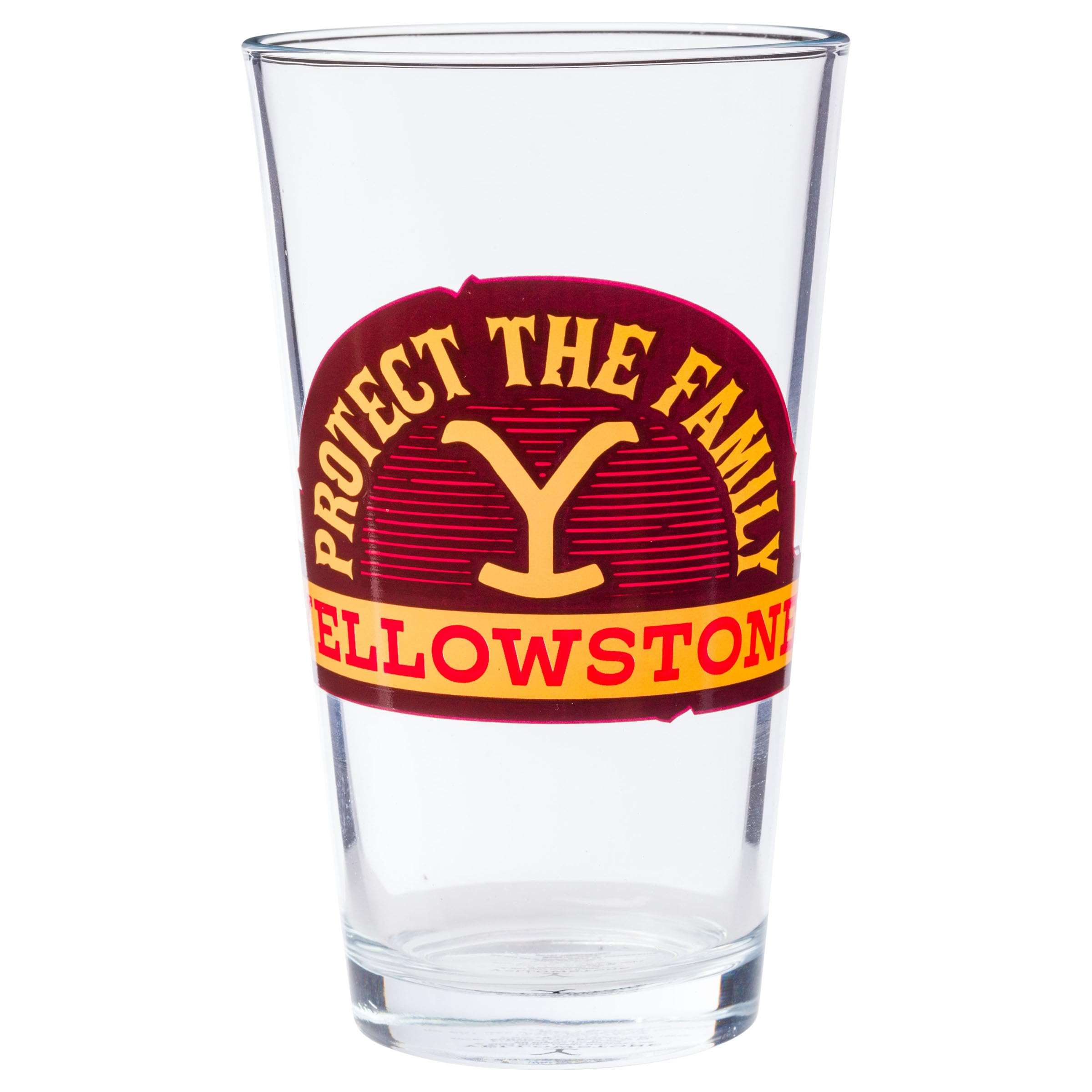 Yellowstone Dutton Ranch Pint Glasses - 4 Pack -6 Yellowstone Dutton Ranch Pint Glasses - 4 Pack -6