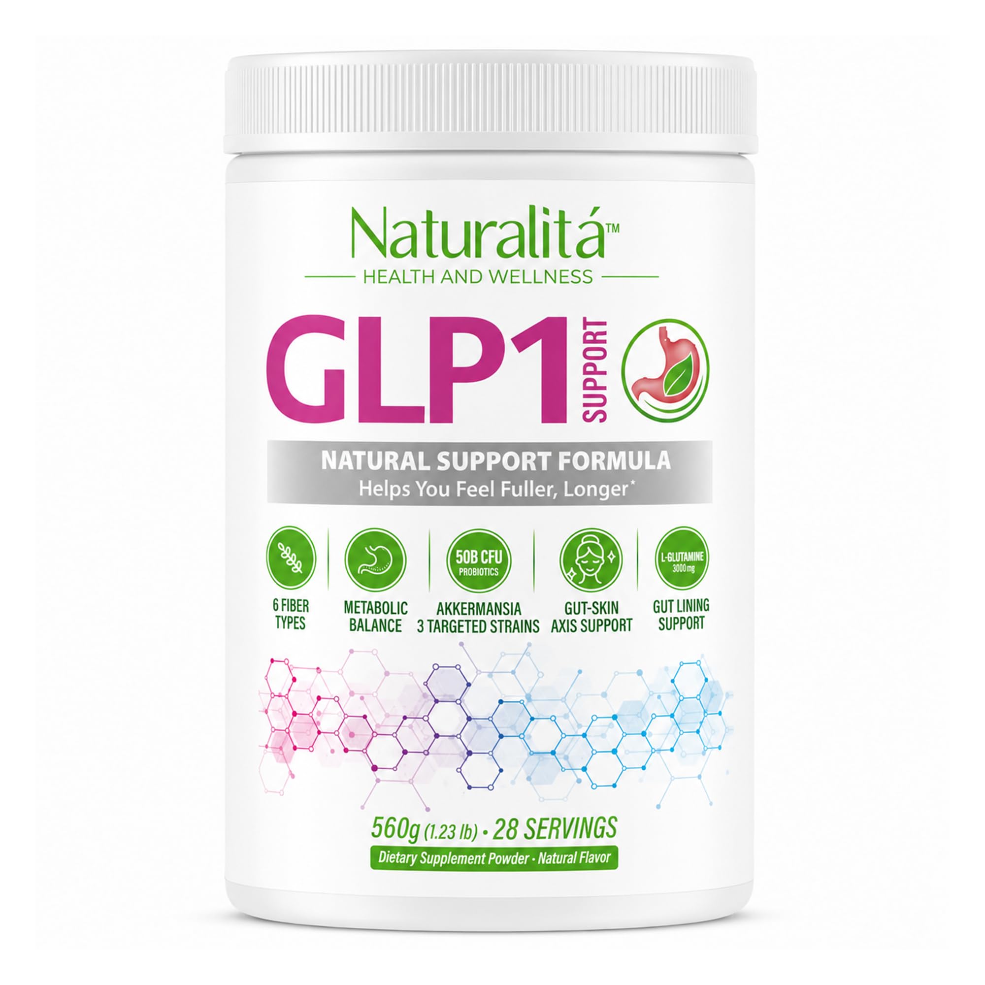 Naturalitá Craving Support Fiber with Psyllium - 28 Servings 1.23 Pound (Pack of 1)