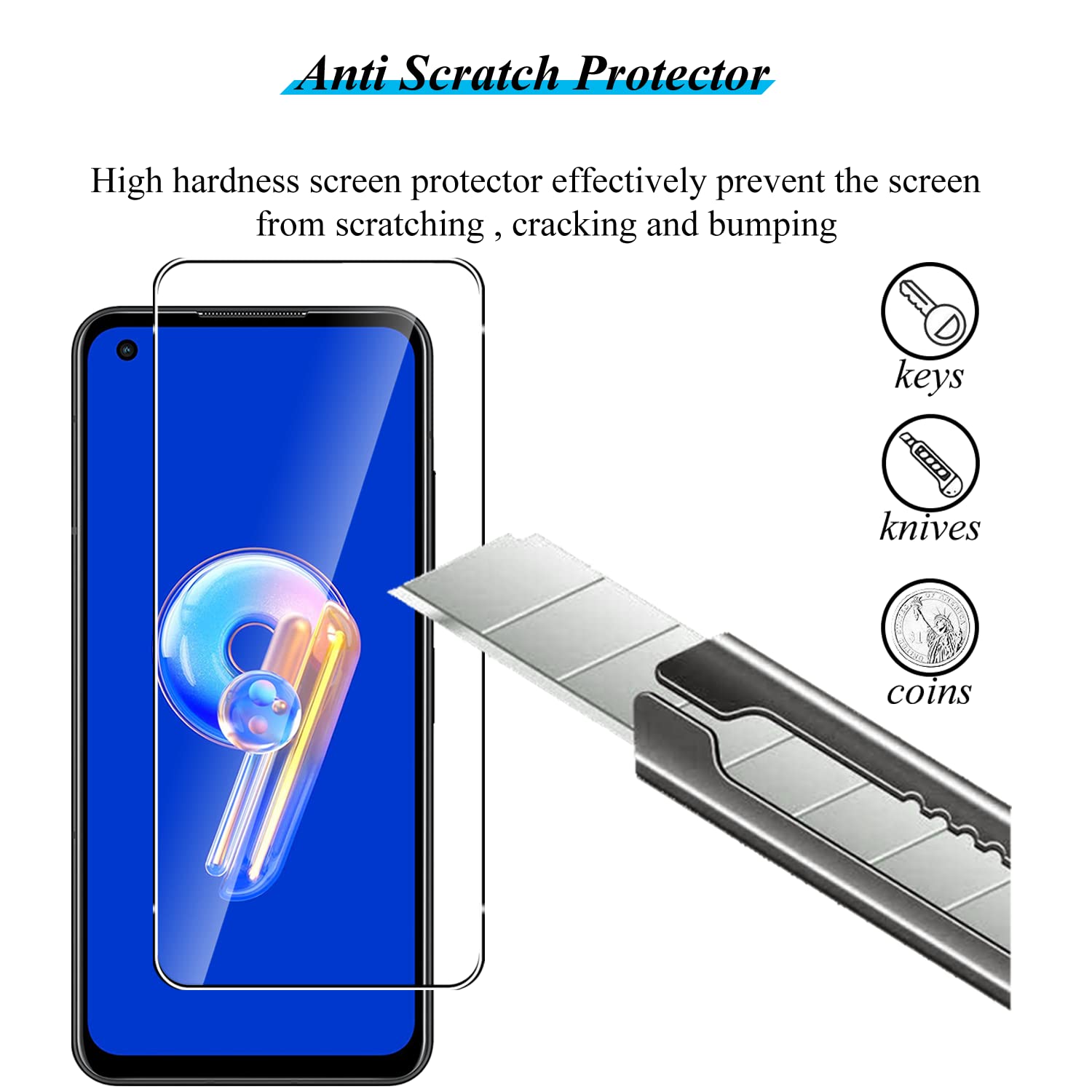 Pellicola Vetro Temperato Asus Zenfone 5 - Foto 4