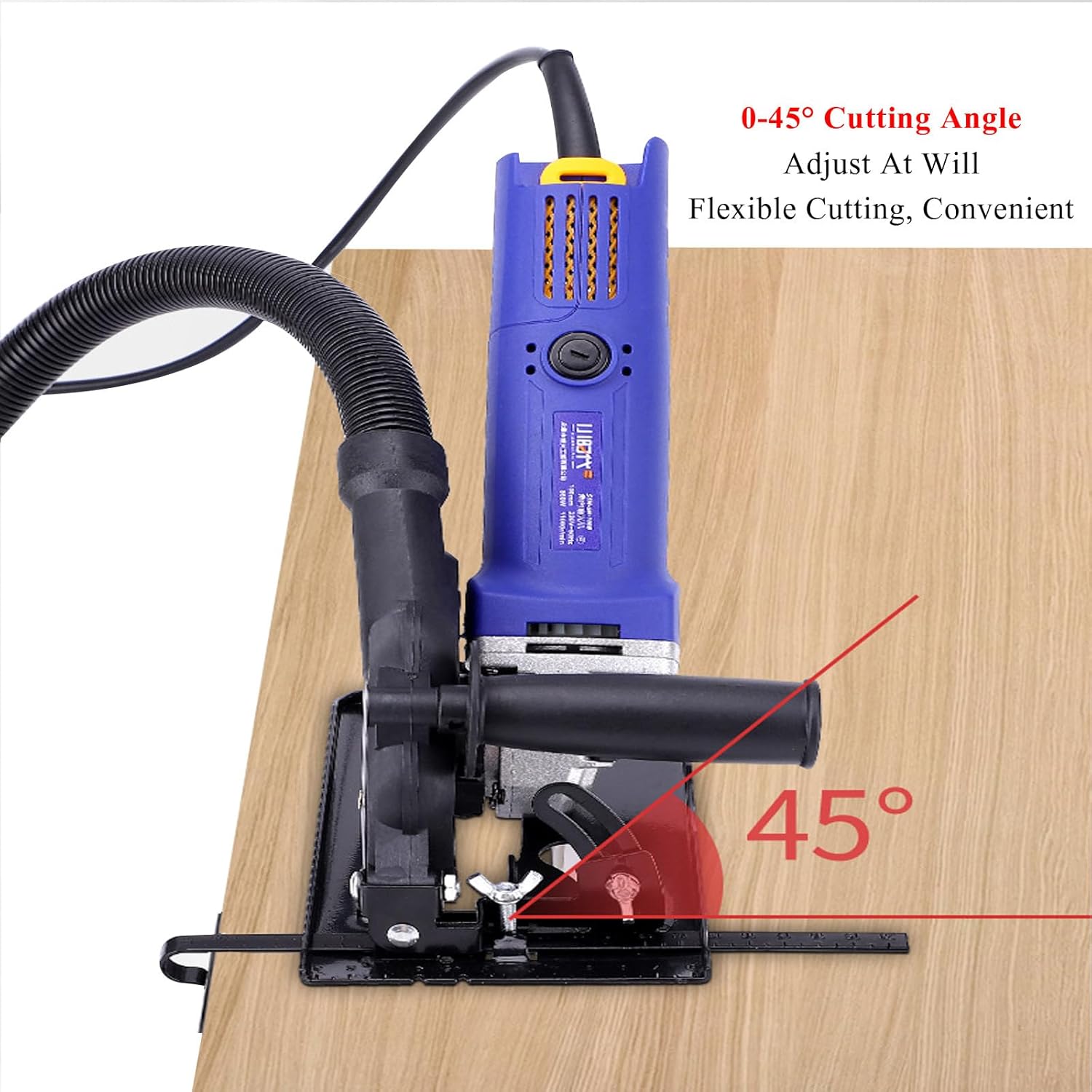 Upgraded Angle Grinder Stand, Adjustable Manual Angle Grinder Converts To Cutter Stand, Professional Cutter Woodworking Bench Tool For 100-125 Angle Grinder