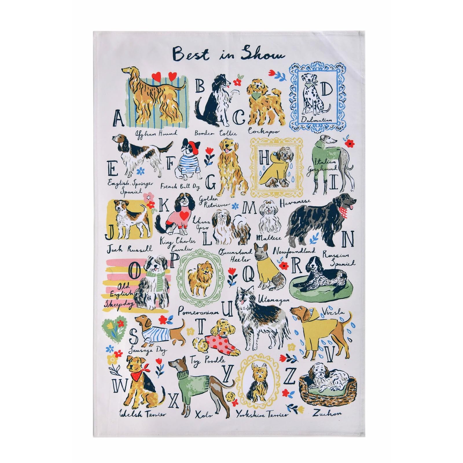 Ulster Weavers Tea Towel Best In Show Dog Best In Show Dishcloth Multicolor 47x74cm