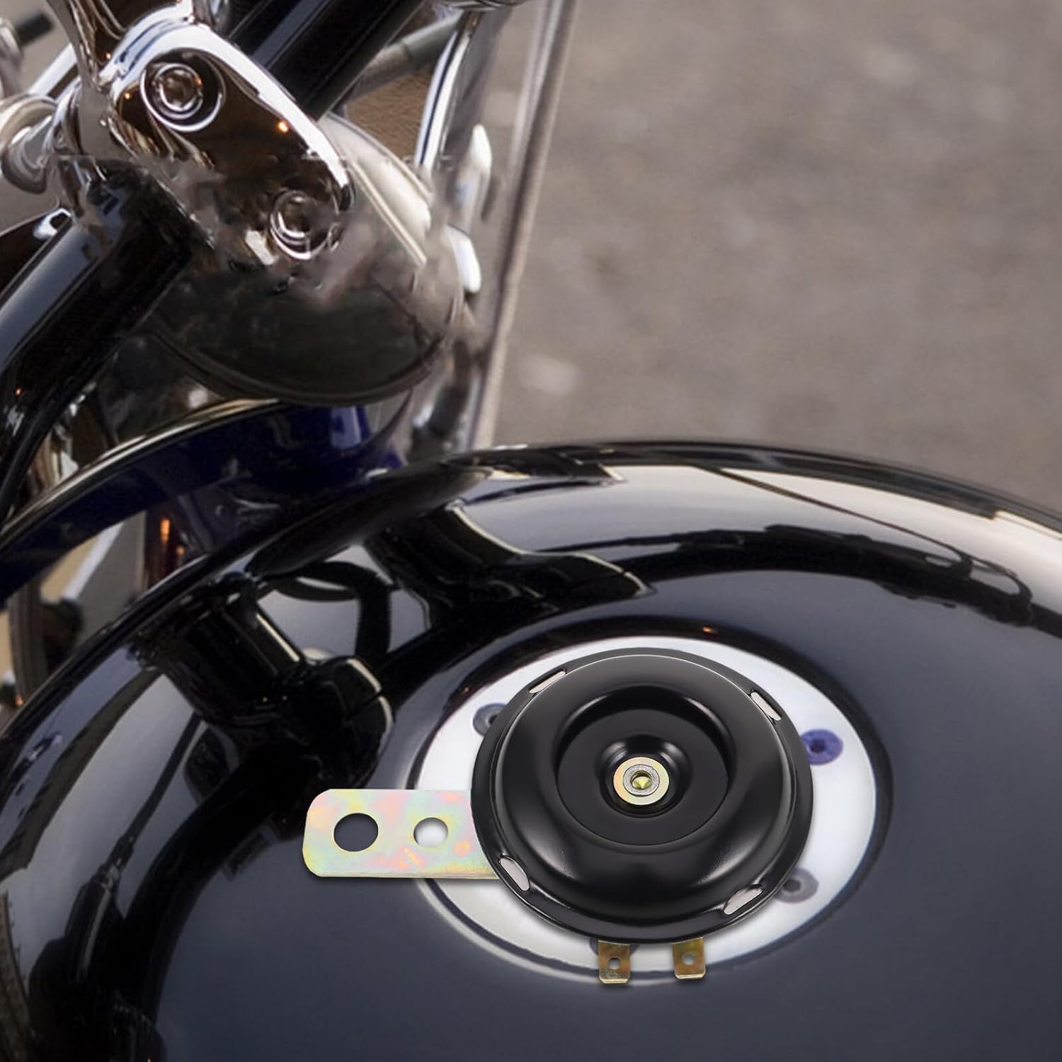 Universal Motorcycle Horn Loud round Speaker 12v Waterproof for Scooter Atv