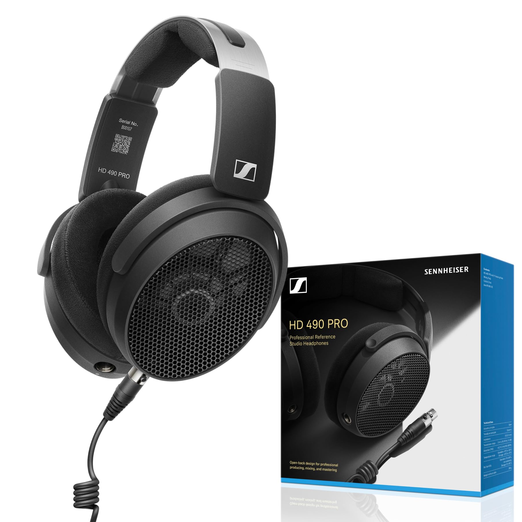 Sennheiser HD 490 PRO 有線ヘッドホン Sennheiser ゼンハイザー HD 490 PRO 開放型スタジオモニターヘッドホン