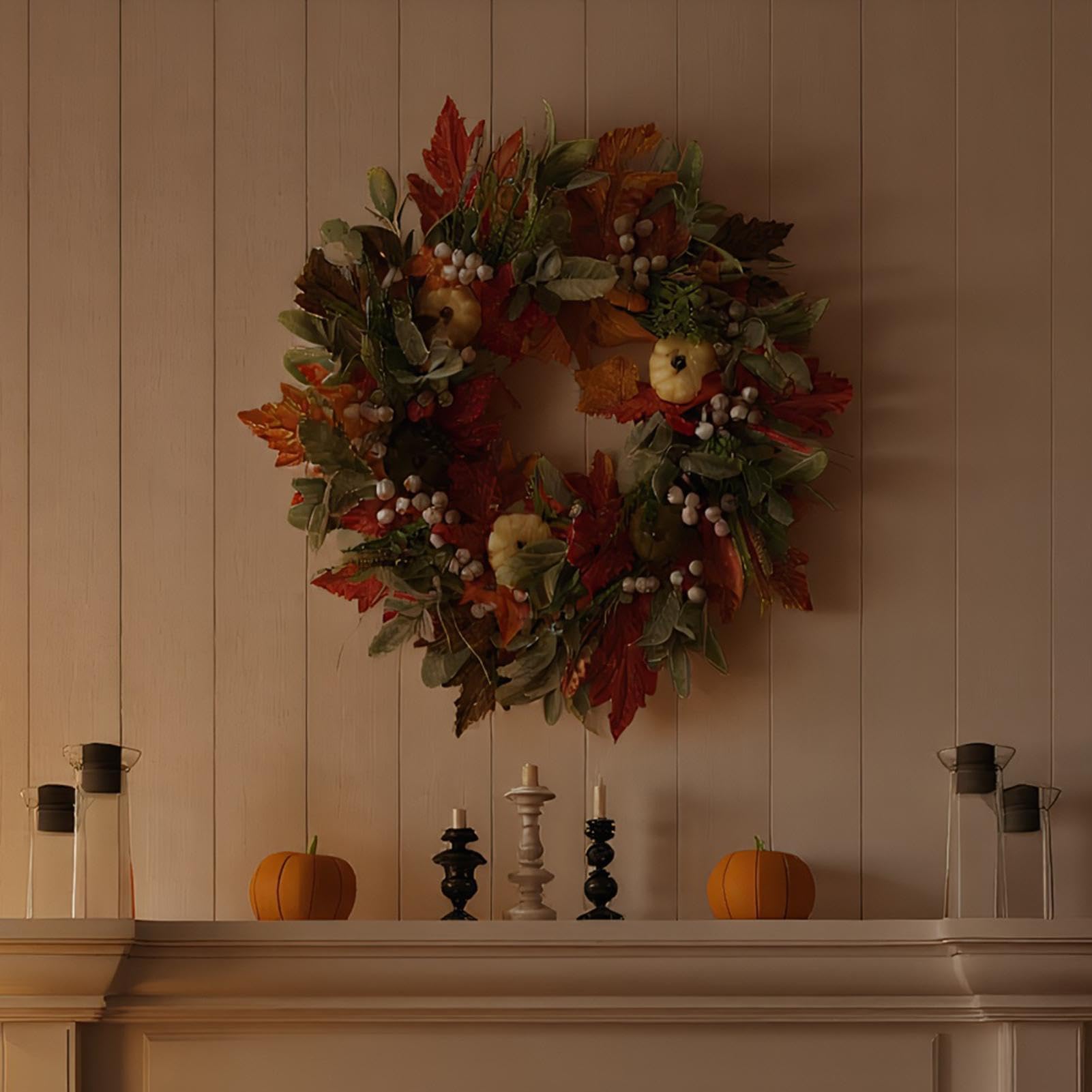 Ghirlanda Autunnale Decorazione Da Esterno Con Realistica