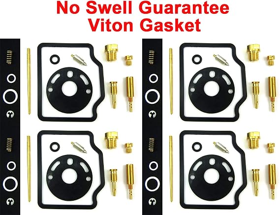 4 x Carb Carburetor Rebuild Repair Kit & Float fit for CB750 CB 750 K4 69-76