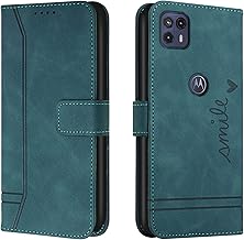 Motorola Moto G50 5G Case, Motorola G50 5G Wallet Case, Flip Book Wallet Case Shockproof Premium PU Leather Case, Card Slots, with Magnetic Snap (Green)