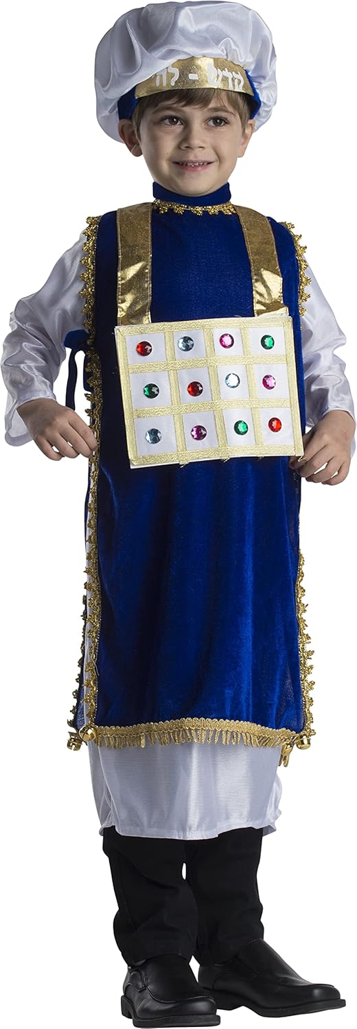 Dress Up America Kohen Gadol Costume for Kids - Jewish High Priest Purim Costume - Image 3