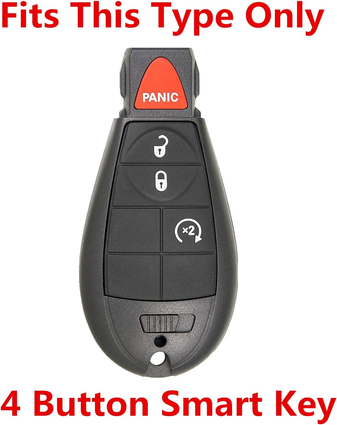 Replacement Keyless Remote Fob Key Shell Case Replacement Fit For Dodge Durango Grand Caravan Journey Ram 1500 2500 3500 Jeep Grand Cherokee Ram 1500 2500 3500 IYZC01C M3N5WY783X GQ4-53T