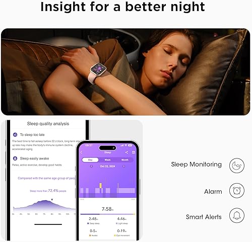 Miniatura 4 de Rastreadores de salud y estado físico para mujeres y hombres 30 días de duración de la batería rastreador de actividad con respuestallamada presión