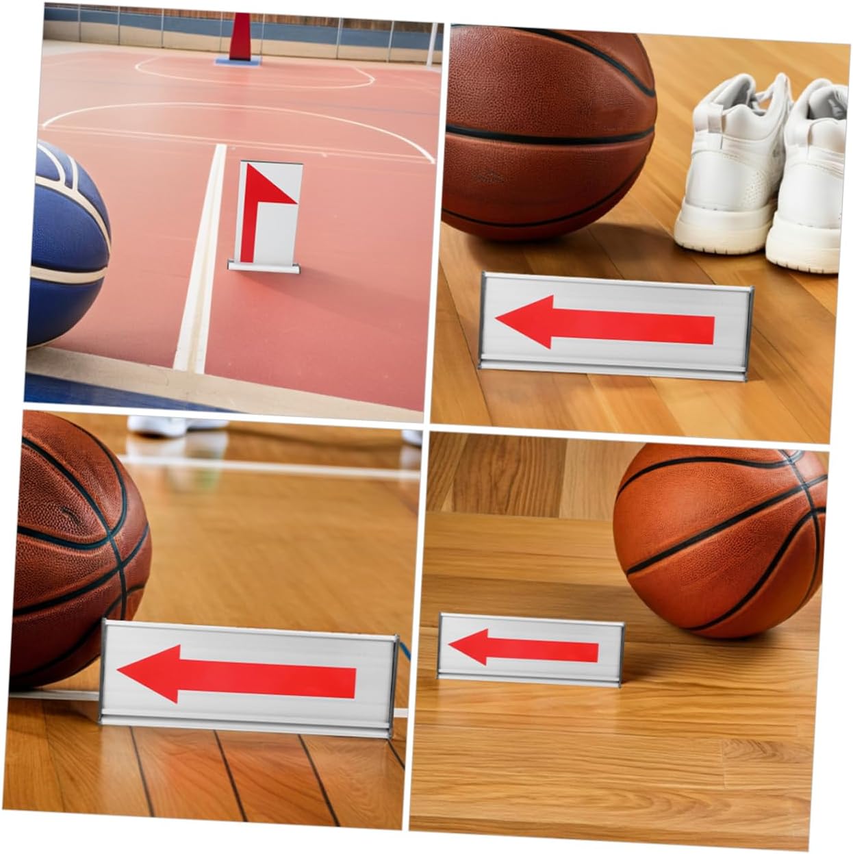 TOYANDONA 1Set Sports Converter Board for Basketball Referees Aluminum Alloy Serve Indicator with Direction Arrows Multifunctional Referee Recording Tool Essential Basketball Accessory